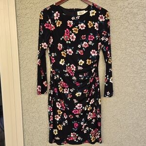Eliza J Fall Floral Long Sleeve Dress
